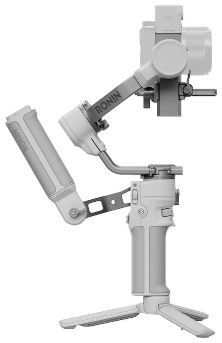 Stativ Gimbal für Kamera faltbar Bluetooth  RS4 Mini Combo Gimbal-Stabilisator (Weiß) 