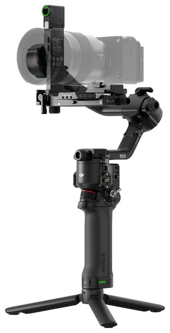 Stativ Gimbal für Kamera faltbar Bluetooth  RS5 (Schwarz) 