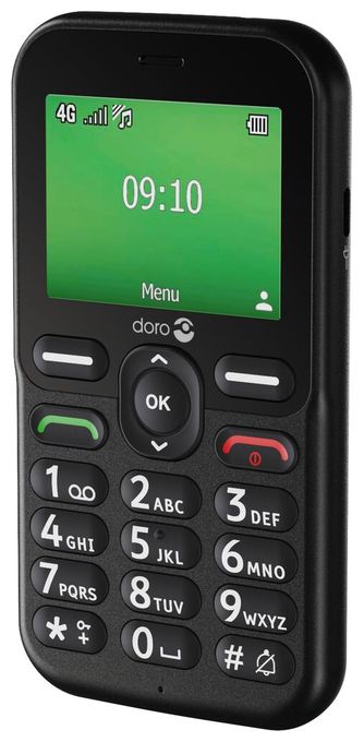 4G Smartphone 6,1 cm (2.4 Zoll 1 GHz 0,3 MP Single SIM  Leva E10 (Schwarz) 
