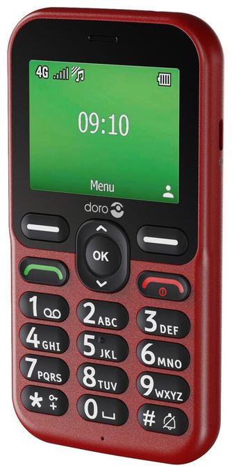 4G Smartphone 6,1 cm (2.4 Zoll 1 GHz 0,3 MP Single SIM  Leva E10 (Rot) 