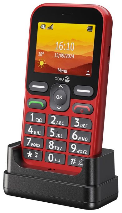 4G Smartphone 6,1 cm (2.4 Zoll 2 MP Single SIM  Leva L10 (Rot) 