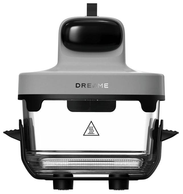Heißluftfritteuse 1500 W (Schwarz, Transparent, Weiß) Tasti 