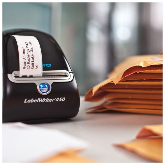 DYMO Original LabelWriter Adressetiketten | 28 mm x 89 mm | 12 Rollen mit je 130 leicht ablösbaren Etiketten (1.560 Etiketten) | selbstklebende Etiketten | für LabelWriter-Beschriftungsgerät 