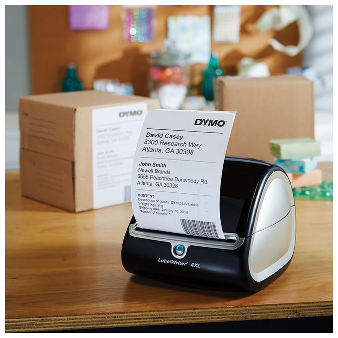 DYMO Original LabelWriter Versandetiketten (Extragroß) für LabelWriter 5XL/4XL-Etikettendrucker | 104 mm x 159 mm | Rolle mit 220 Etiketten | selbstklebend | für LabelWriter Beschriftungsgerät 