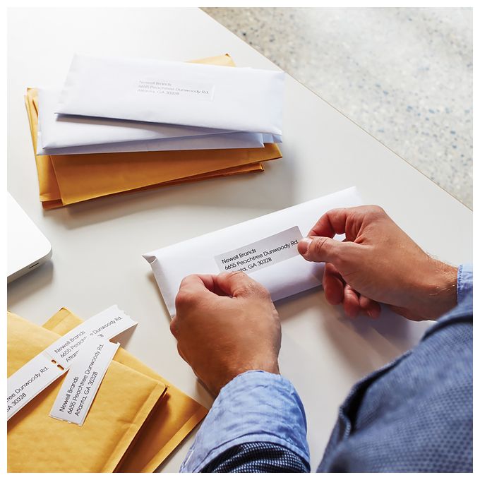 DYMO Original LabelWriter Adressetiketten (Groß) | 36 mm x 89 mm | schwarzer Druck auf weißem Untergrund | 2 Rollen mit je 260 Etiketten (520 Stück) | selbstklebend | für LabelWriter Etikettendrucke 