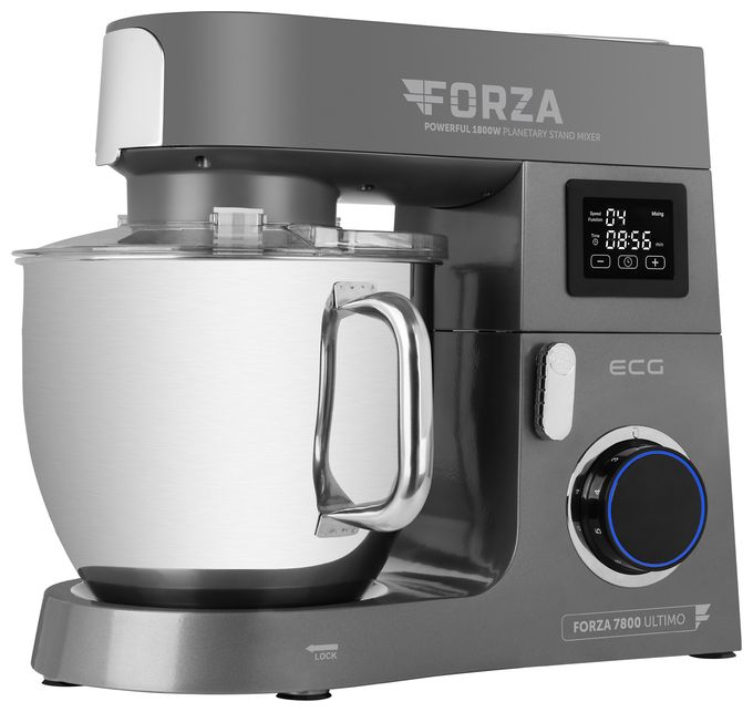 1800 W Küchenmaschine 8 l  Forza 7800 (Schwarz, Edelstahl) 