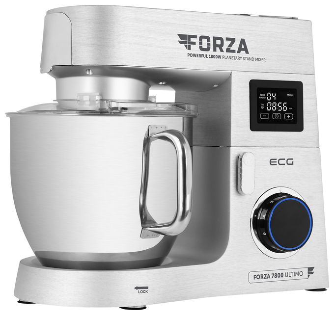 1800 W Küchenmaschine 8 l  Forza 7800 (Silber, Edelstahl) 