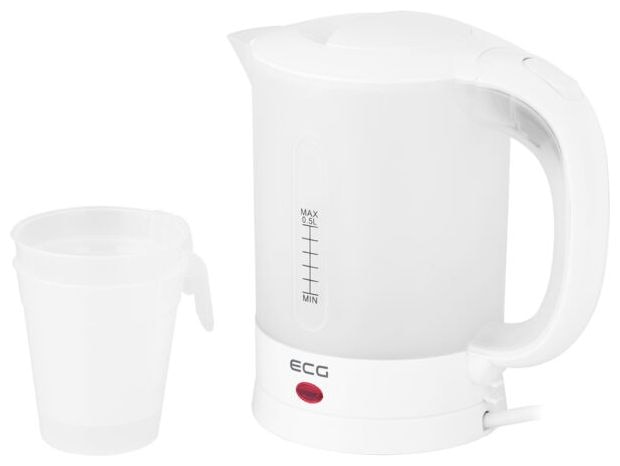 0,5 l Wasserkocher 1000 W  RK500 Travel lite (Weiß) 