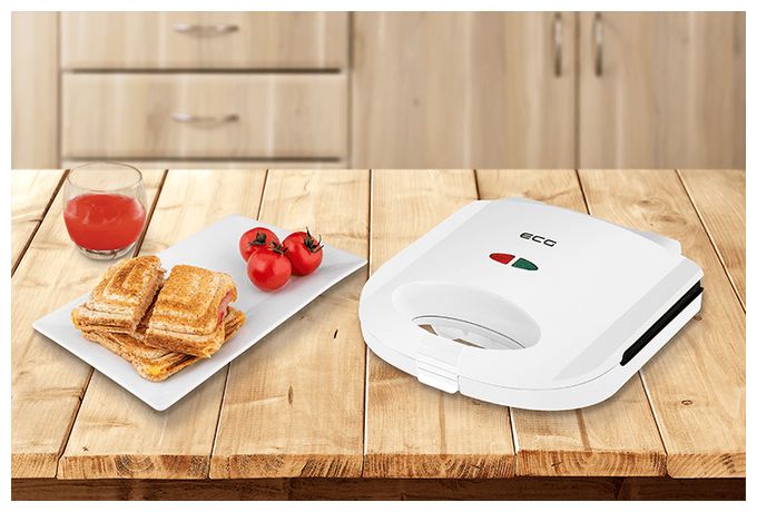 Sandwichmaker 750 W für 2 Sandwiches  S1170 (Weiß) 