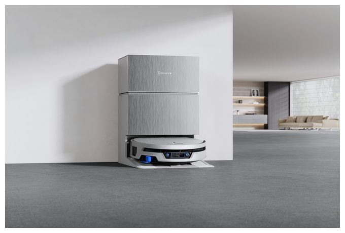 Saugroboter nass/trocken 999 min Akku 27000 Pascal Leistung  Deebot X12S Pro Omni (Weiß) 