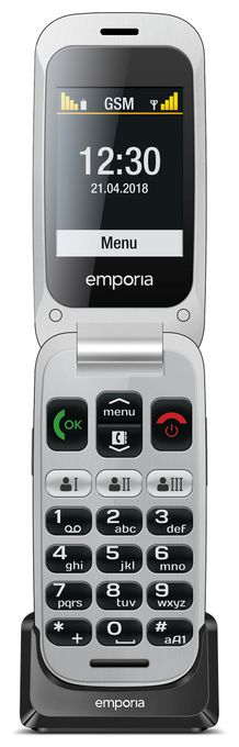 2G Smartphone 6,1 cm (2.4 Zoll 2 MP  One (Schwarz, Grau) 