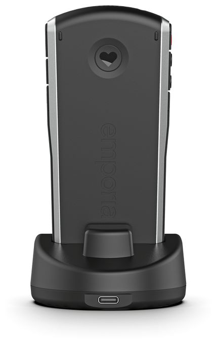 2G Smartphone 5,08 cm (2 Zoll)  SimpliCity V27 (Schwarz, Silber) 