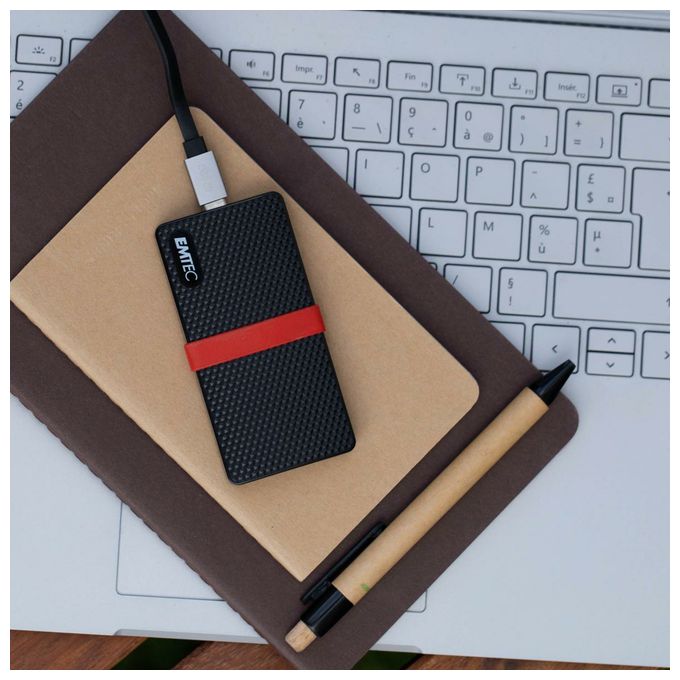 2 TB SSD  X200 Portable Power Plus (Schwarz) 