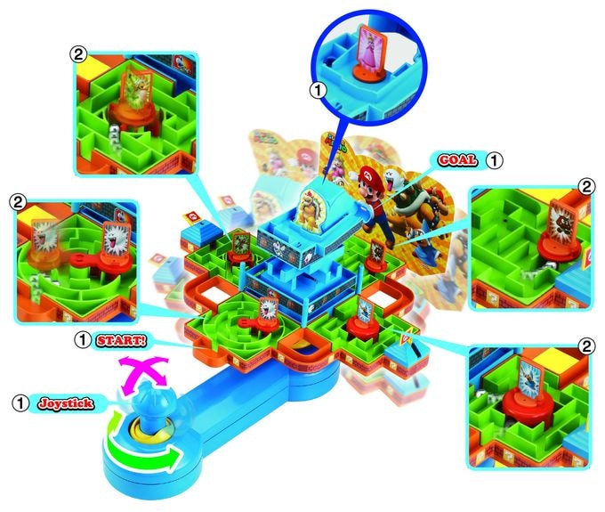 Brettspiel bis zu 1 Spielern ab 5 Jahr(e) 7371 Super Mario Maze Game DX 