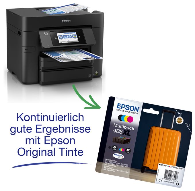 All in One A4 Tintenstrahl Drucker 4800 x 2400 DPI WorkForce Pro WF-4830DTWF 