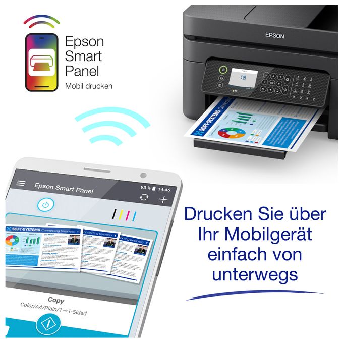 All in One A4 Tintenstrahl Drucker 5760 x 1440 DPI WorkForce WF-2950DWF 