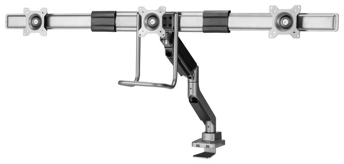 17"-27" Dreifach-Monitor-Tischhalterung 
