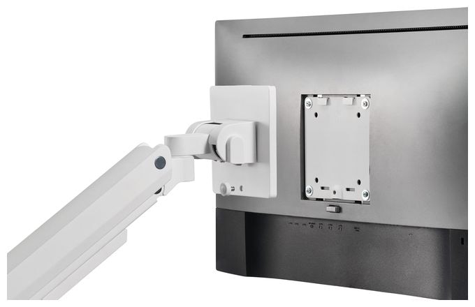 17"-49" Schwerlast-Monitor-Schreibtischhalterung, Weiß 