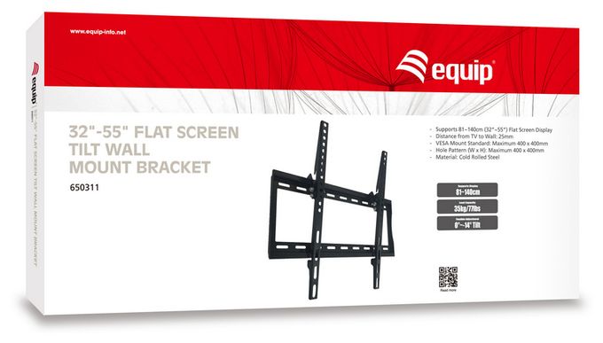 Wand Halterung bis 139,7 cm (55") 35 kg 650311 