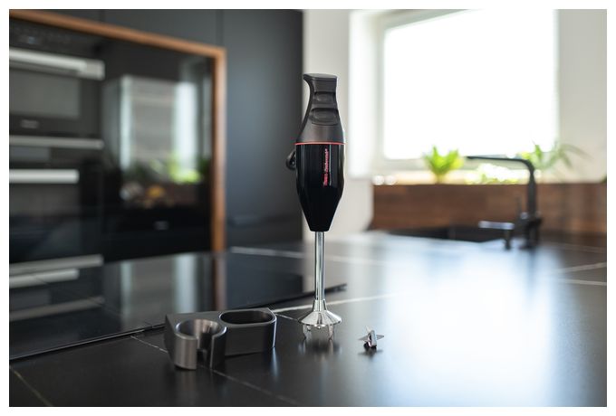 Stabmixer 120 W 2 Stufen  M100D Black Design Zauberstab (Schwarz) 