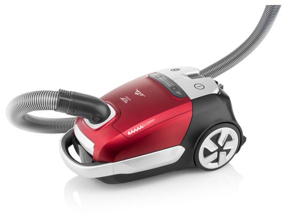 Bodenstaubsauger mit Staubbeutel 800 W HEPA  Adagio (Rot) 