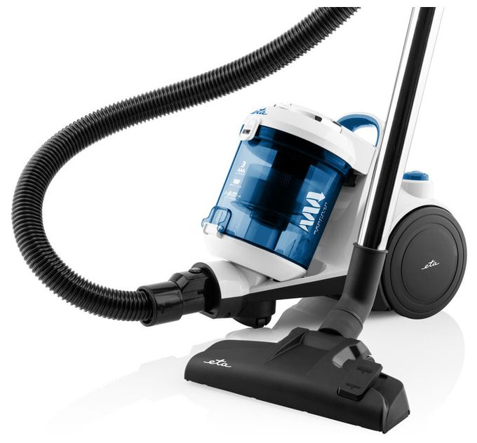 Bodenstaubsauger Beutellos 700 W HEPA (Schwarz, Blau, Weiß) Ambito 