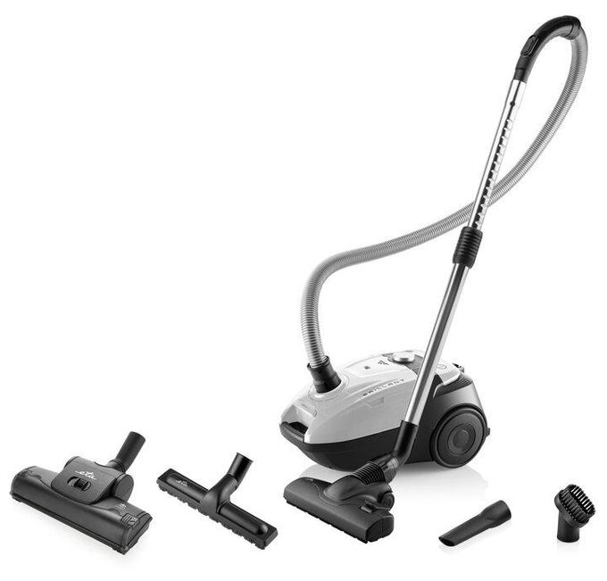 Bodenstaubsauger mit Staubbeutel 700 W HEPA  Brillant (Weiß, Schwarz) 