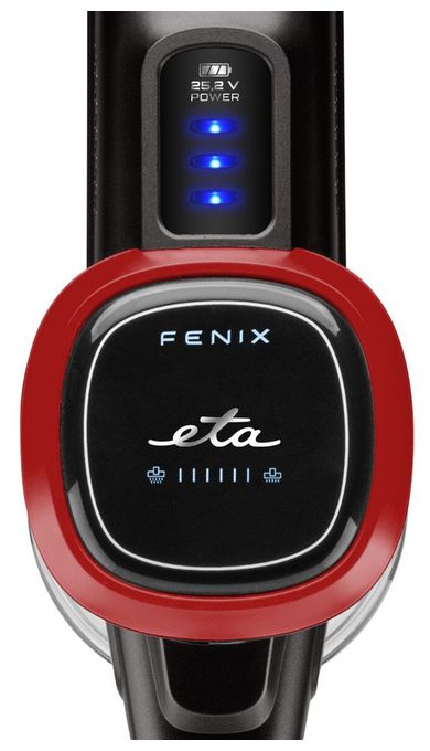 Handstaubsauger Beutellos bis 40 min Laufzeit 25,2 V HEPA  Fenix (Grau, Rot) 
