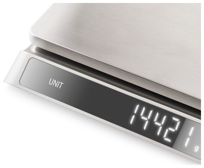 Elektronische Küchenwaage bis 15 kg Genauigkeit 1 g  Grande (Edelstahl) 