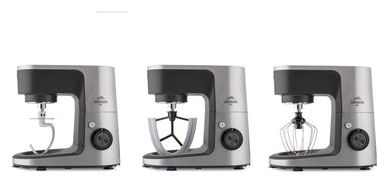 1200 W Küchenmaschine 4,5 l  Gratussino III (Schwarz, Grau) 