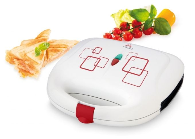 Sandwichmaker 700 W für 2 Sandwiches  Kvadro (Weiß) 
