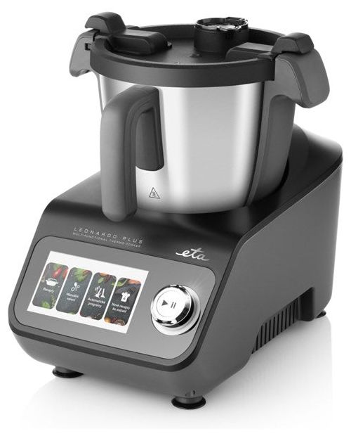 600 W Küchenmaschine 3,5 l mit Waage  Leonardo Plus (Schwarz, Grau) 