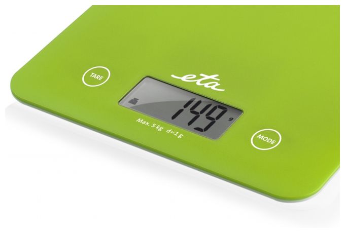 Elektronische Küchenwaage bis 5 kg Genauigkeit 1 g  Lori (Grau, Weiß) 