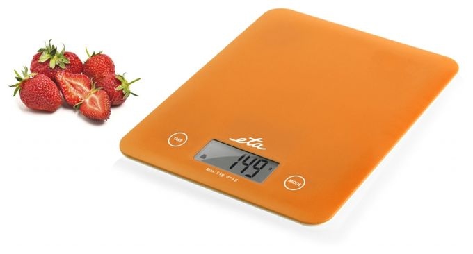 Elektronische Küchenwaage bis 5 kg Genauigkeit 1 g  Lori (Orange) 