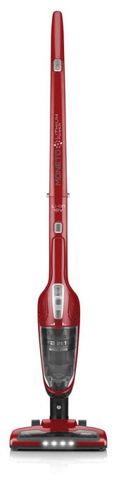 Handstaubsauger mit Staubbeutel bis 45 min Laufzeit 18 V Zyklonal  Moneto II (Rot) 