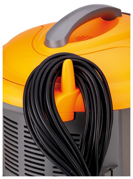 Bodenstaubsauger mit Staubbeutel 890 W Micro  Profi (Grau, Gelb) 