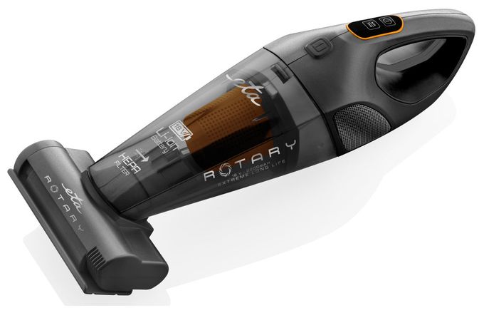 Handstaubsauger Beutellos bis 30 min Laufzeit 18 V HEPA  Rotary (Schwarz) 