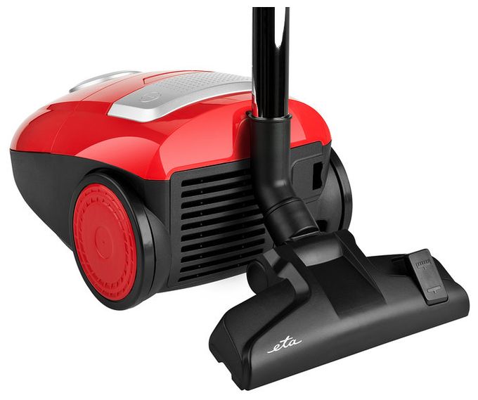 Bodenstaubsauger mit Staubbeutel 850 W HEPA (Schwarz, Rot, Silber) Rubio 