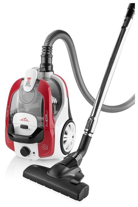 Bodenstaubsauger Beutellos 700 W HEPA  Salvet (Schwarz, Rot, Weiß) 