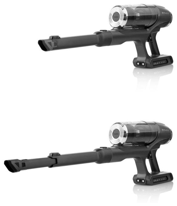 Handstaubsauger Beutellos bis 40 min Laufzeit 25,2 V HEPA  Sonar (Grau) 