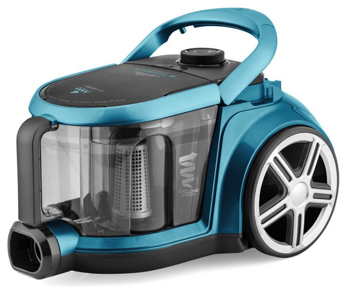 Bodenstaubsauger Beutellos 800 W HEPA  Stormy Animal (Schwarz, Blau) 