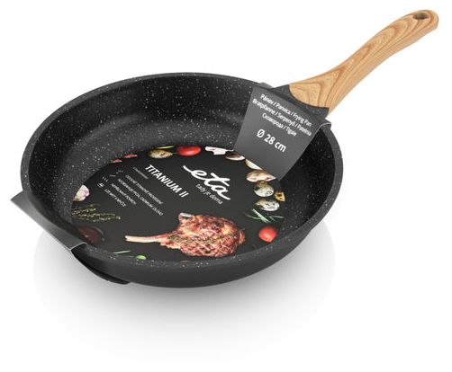  Titanium II Allzweckpfanne 28 cm Rund Aluminium beschichtet (Schwarz) 