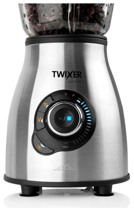 1,75 l Standmixer 1000 W  Twixer (Schwarz, Edelstahl) 