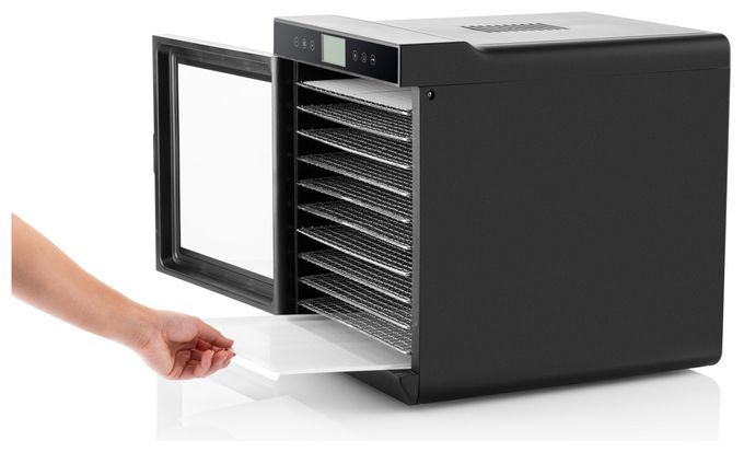 Dörrautomat 650 W 24 h Maximale Timer-Zeit 10 Dörrgitter Vital Air II 