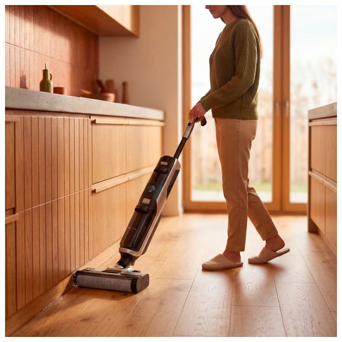 Nass-/Trockensauger bis 55 min Laufzeit bis 0,45 l Schmutzwasser  Wash Master AI (Schwarz/Silber) 