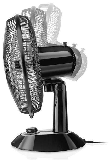 Ventilator Tisch neigbar 55 dB  Zefir (Schwarz) 