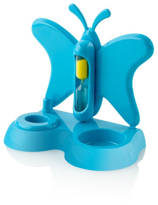 Rotierende-vibrierende Zahnbürste für Kinder 4500 Bewegungen pro Minute  Zubnicka  Kids (Blau, Grün, Weiß) 