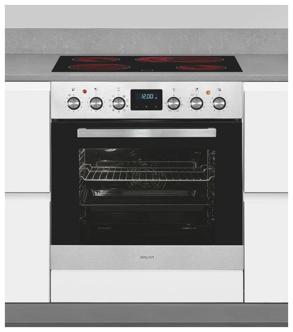 Herdset 75 l mit 60 cm Glaskeramik Kochfeld EHE185-HBZ-020 