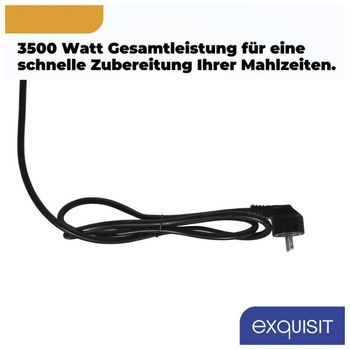 29.5 cm Induktions Kochfeld/Herdplatte 2 Zone(n) EKI300-B-R-380 autarkes 