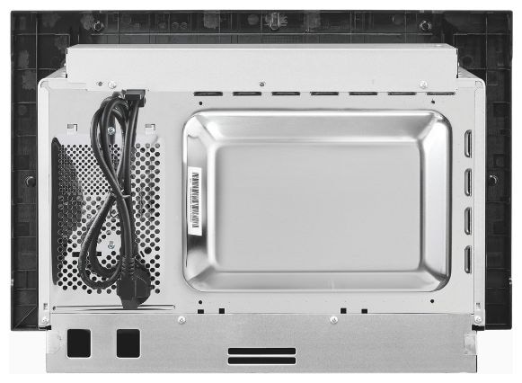 Einbau-Mikrowelle 800 W Größe: klein 5 Stufen Grill (Schwarz) EMW20.1G 